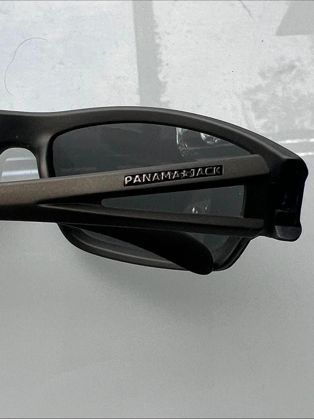 Panama Jack Polarized Black Sport Wrap Sunglasses
